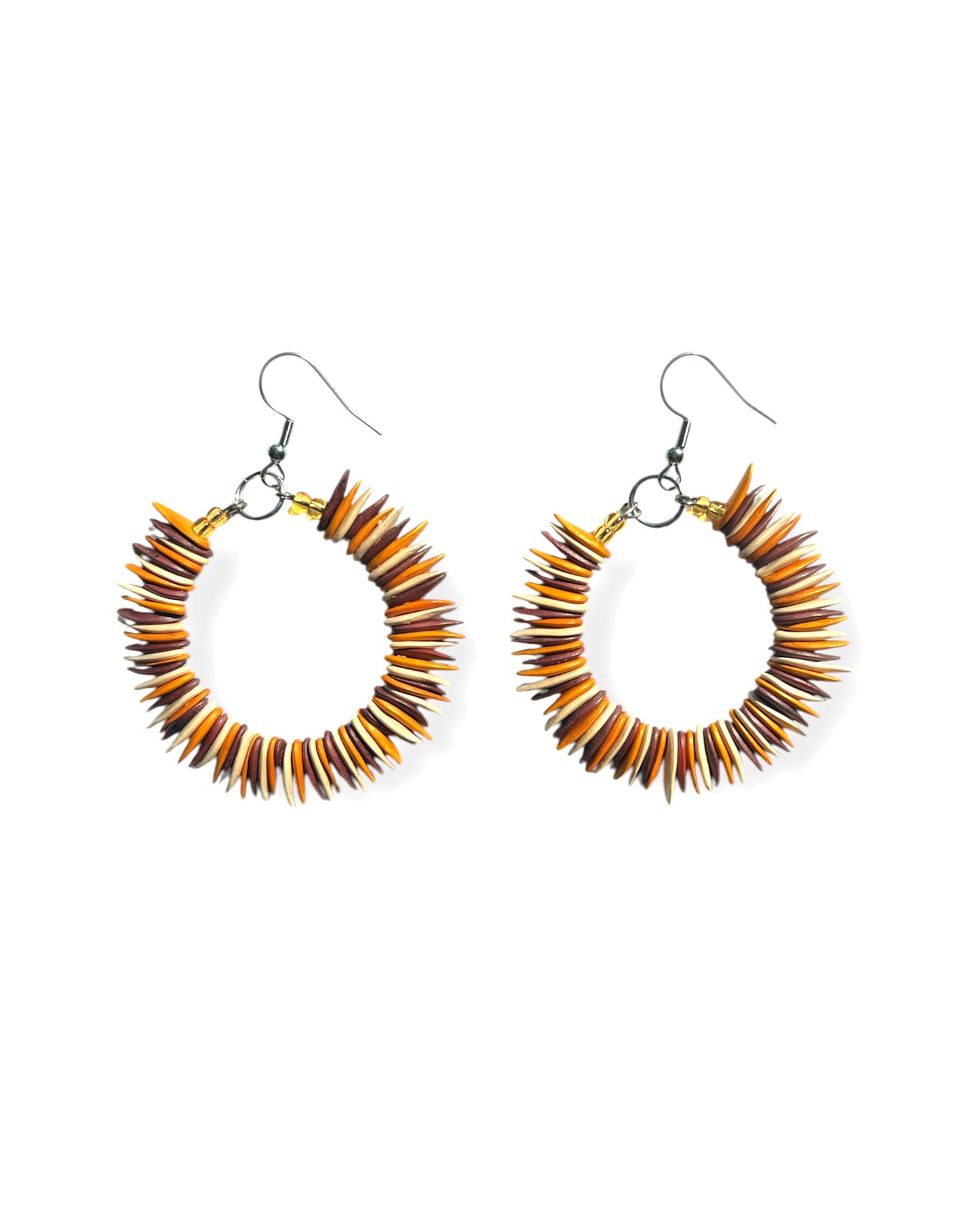 Circle of Life - Melon Seeds Hoops - Multicolor