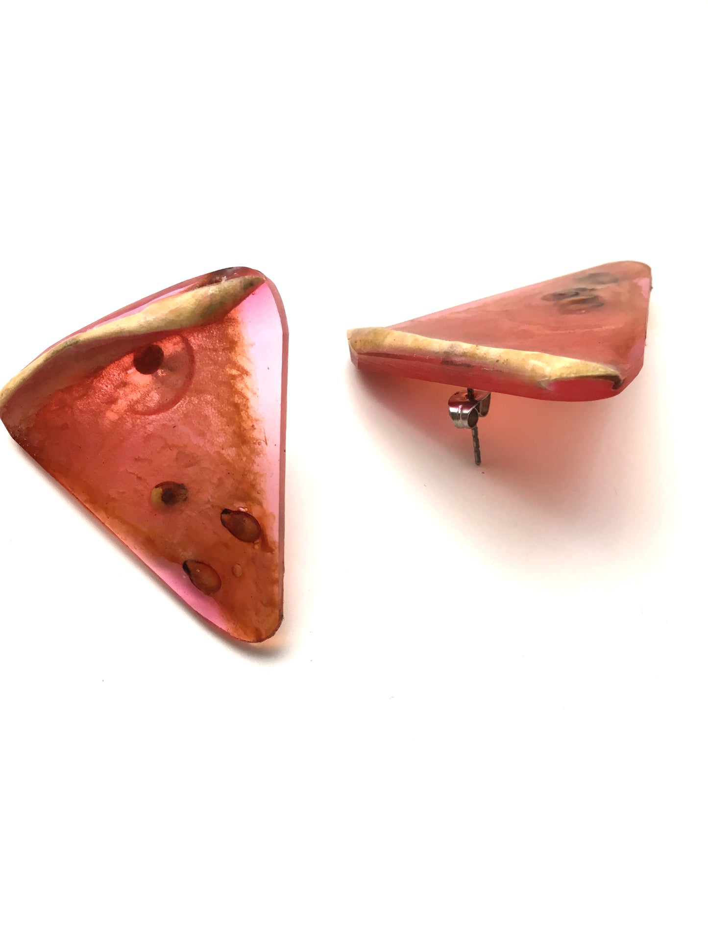 Watermelon Felon Stud Earrings