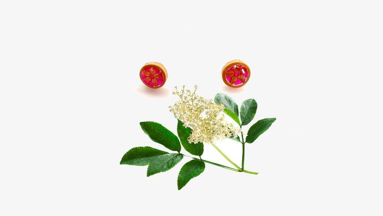 real ELDERBERRY FLOWERS jewelry