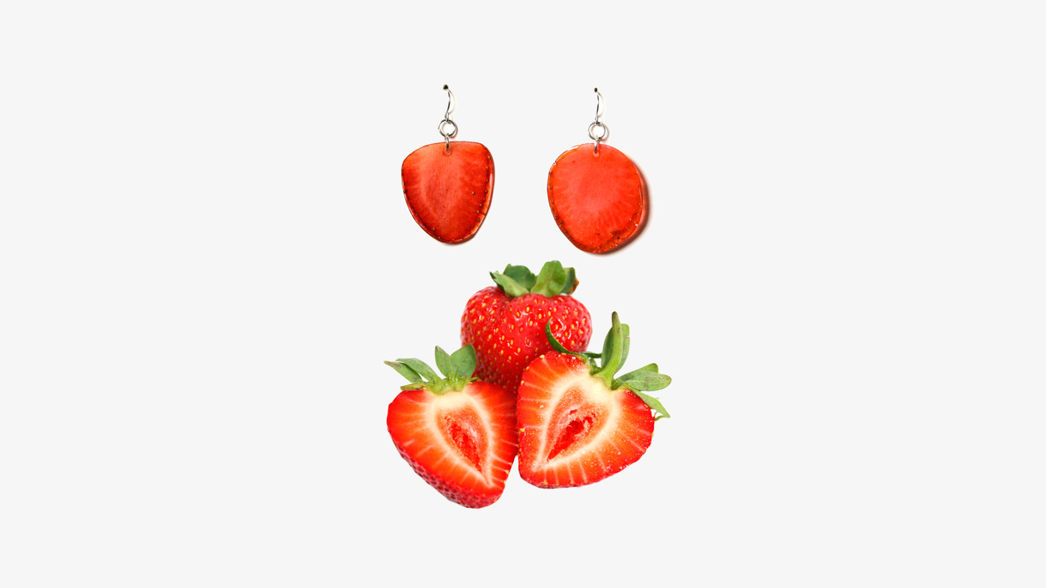 real STRAWBERRY jewelry