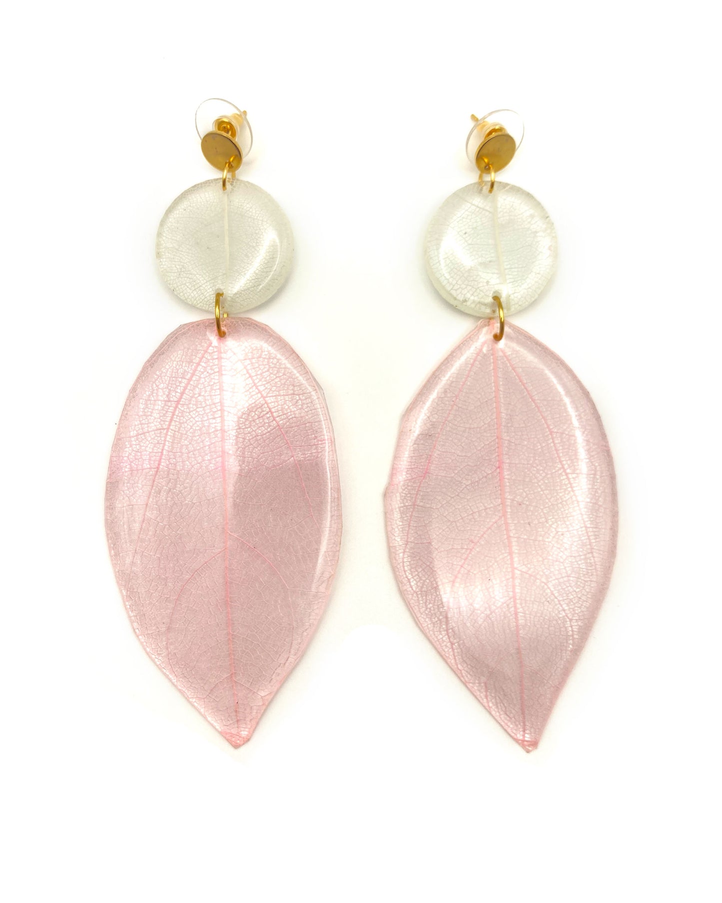 Vital Vein Skeleton Leaves Earrings