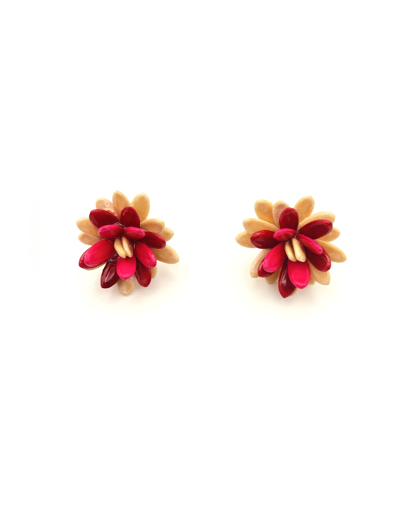 Melon Seeds - Flower Power - Earring Studs Multi Color
