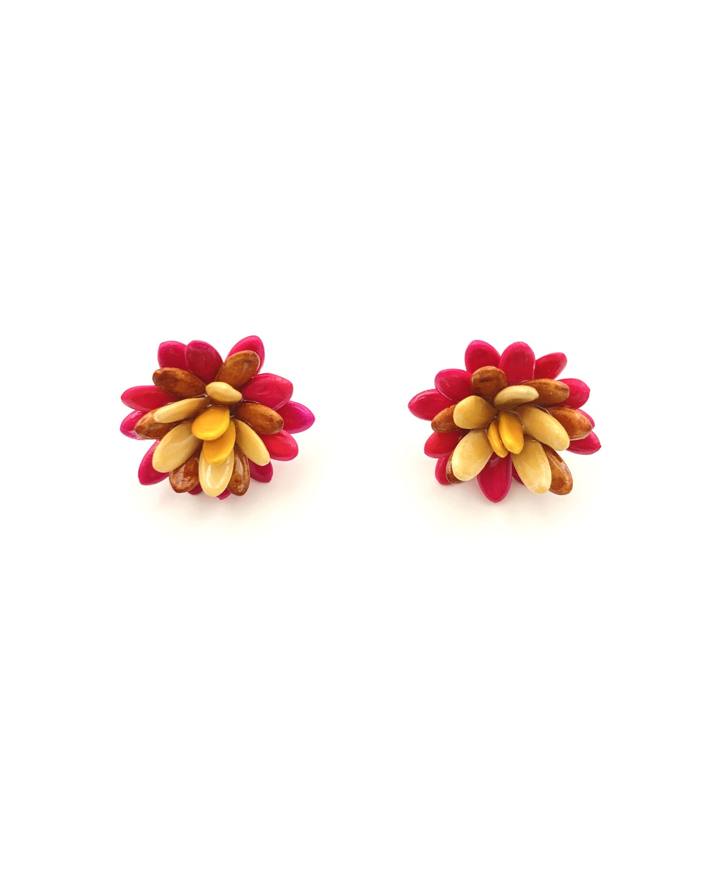 Melon Seeds - Flower Power - Earring Studs Multi Color
