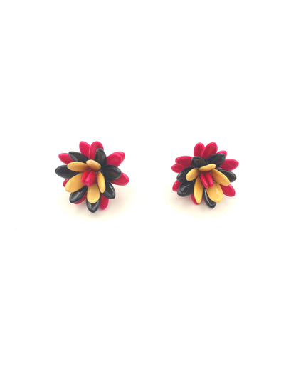 Melon Seeds - Flower Power - Earring Studs Multi Color