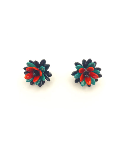 Melon Seeds - Flower Power - Earring Studs Multi Color