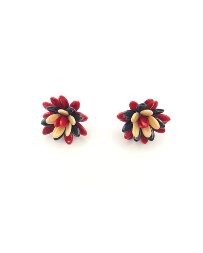 Melon Seeds - Flower Power - Earring Studs Multi Color