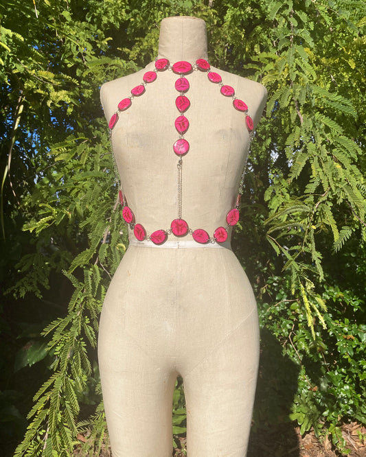 "Hot Pink Plantains" Body Jewelry